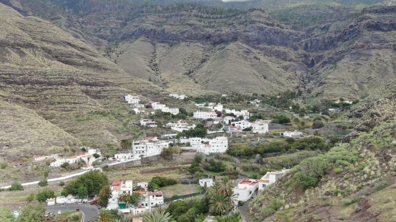 아게이크 Vivelorural Atico Y Terraza En El Risco De Agaete 아파트 외부 사진