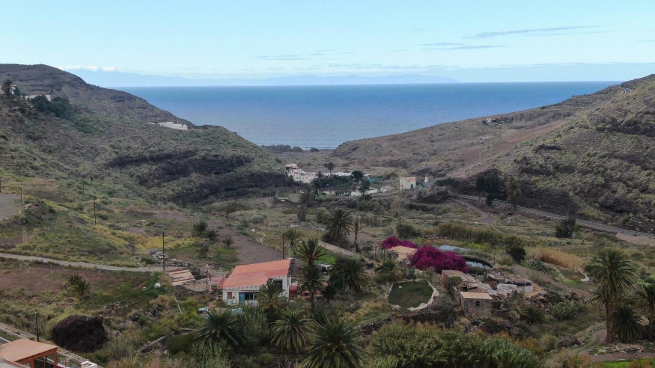 아게이크 Vivelorural Atico Y Terraza En El Risco De Agaete 아파트 외부 사진