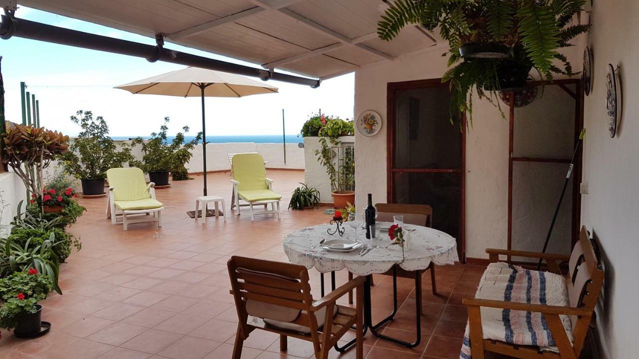 아게이크 Vivelorural Atico Y Terraza En El Risco De Agaete 아파트 외부 사진
