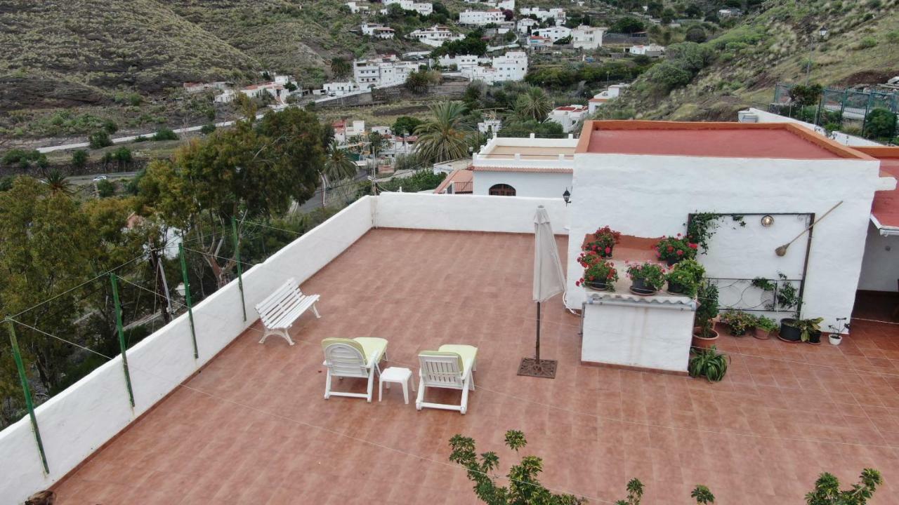 아게이크 Vivelorural Atico Y Terraza En El Risco De Agaete 아파트 외부 사진